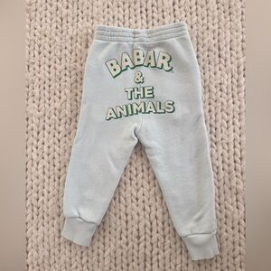 The Animals Observatory Elephant Sweatpants - Blue - 2T NWT